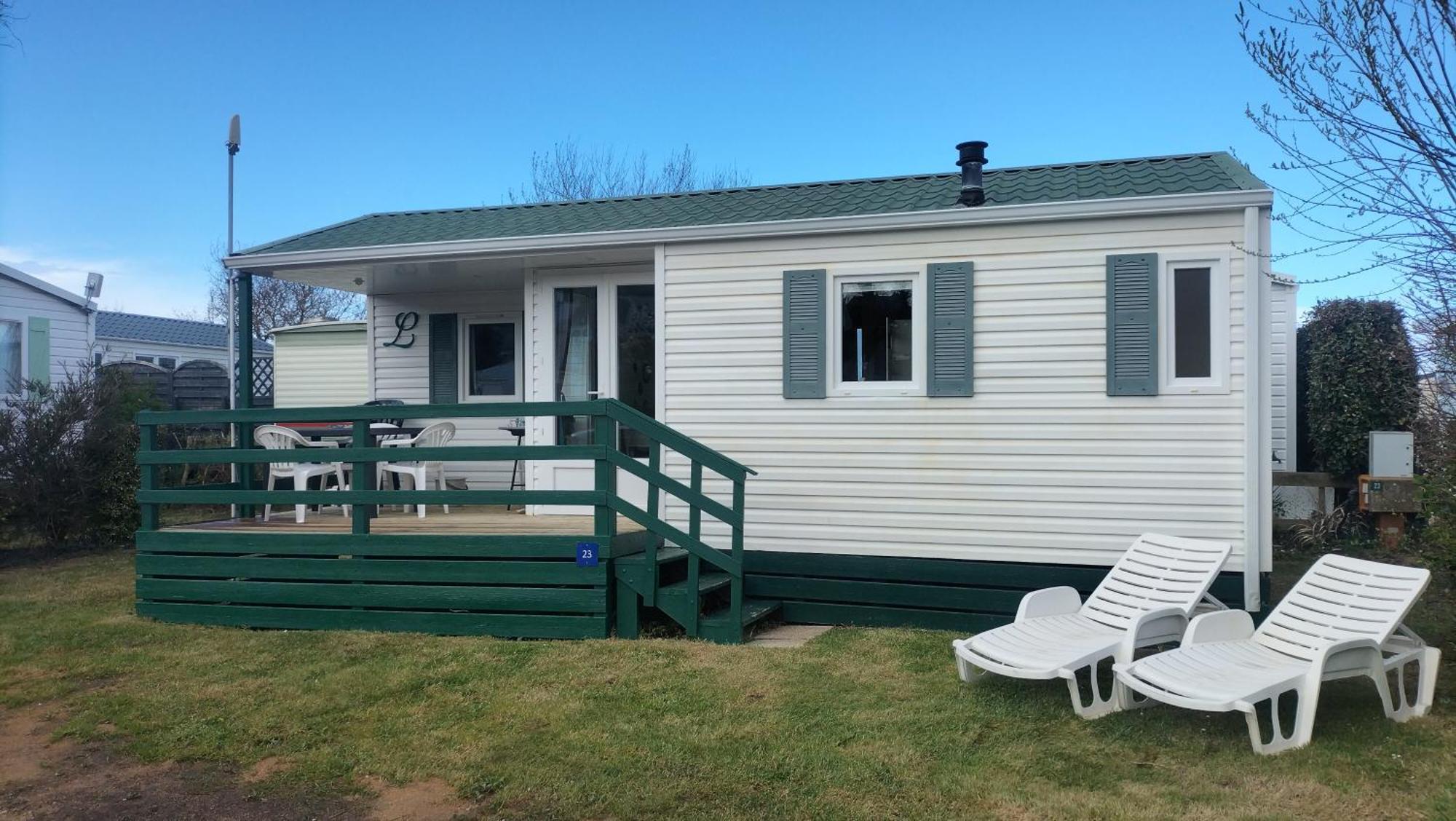 Mobile Home A Louannec Eksteriør billede